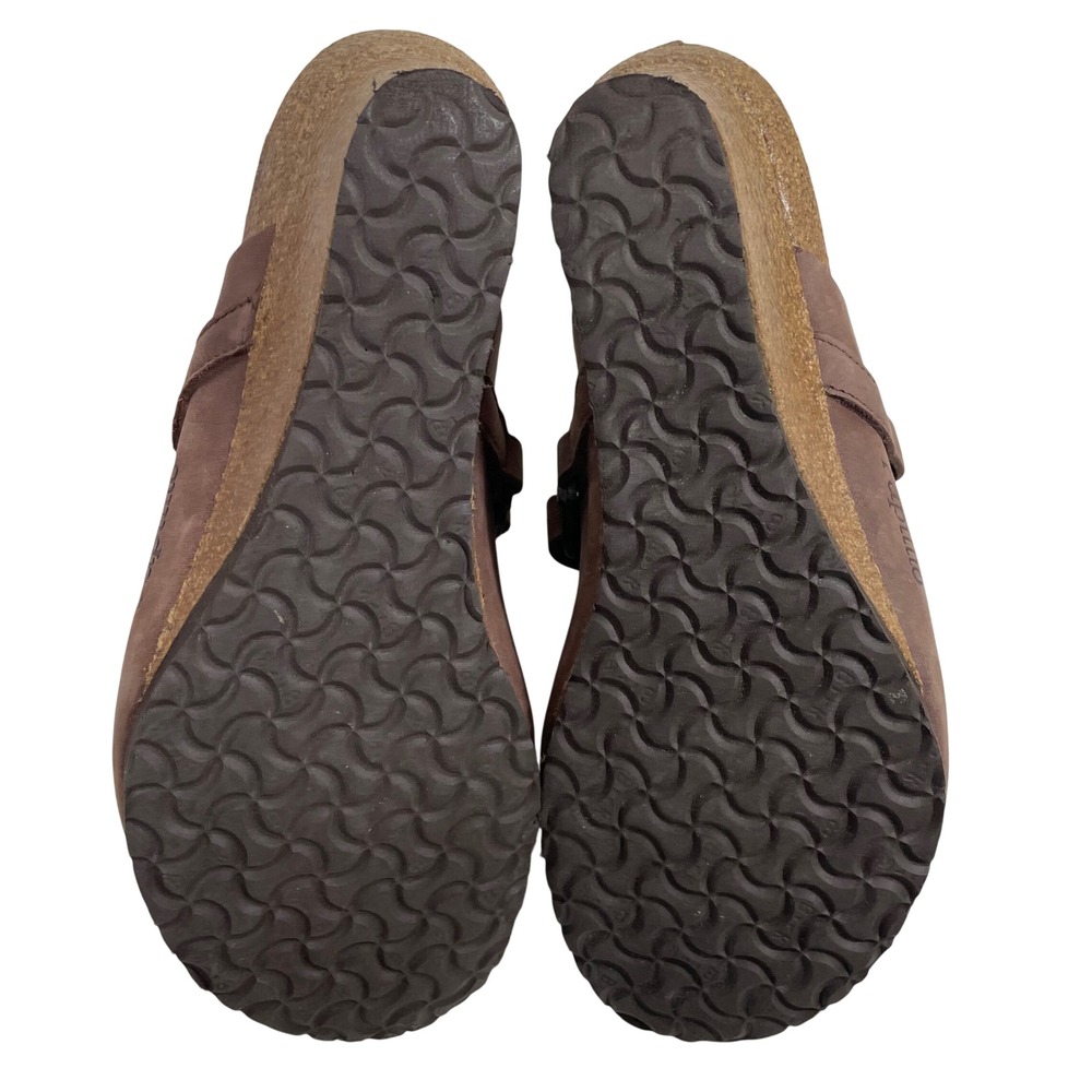 Birkenstock Papillio Dana Women's Wedge Clogs Brown Oiled Leather EU 37 US 6-6.5 - Picture 7 of 9